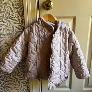Patagonia Kids Quilted Puffer Jacket in a Mauve Pink/Purple